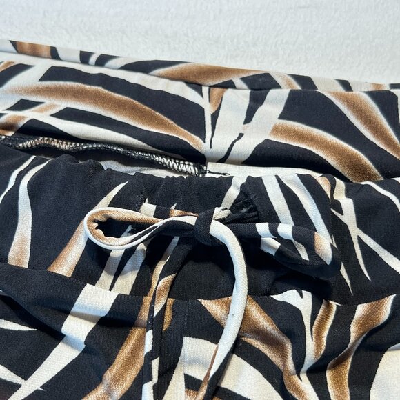 Laura Plus 3X Tropical Leaf Pants Effortless Elegance & Comfort coastal grandma - Picture 3 of 10